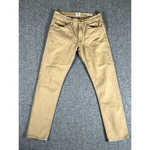 Men's Flint and Tinder 365 Chino Pants Brown Khaki Slim Fit Stretch Pants 30x32